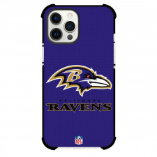 NFL Baltimore Ravens Phone Case For iPhone Samsung Galaxy Pixel OnePlus Vivo Xiaomi Asus Sony Motorola Nokia - Team Logo On Blue Background