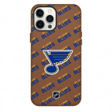 NHL St. Louis Blues Phone Case For iPhone Samsung Galaxy Pixel OnePlus Vivo Xiaomi Asus Sony Motorola Nokia - St. Louis Blues Medley Monogram Wordmark