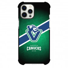 NHL Vancouver Canucks Phone Case For iPhone Samsung Galaxy Pixel OnePlus Vivo Xiaomi Asus Sony Motorola Nokia - Team Logo Stripe Background