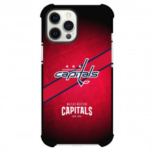 NHL Washington Capitals Phone Case For iPhone Samsung Galaxy Pixel OnePlus Vivo Xiaomi Asus Sony Motorola Nokia - Team 2007 Logo Stripe Background