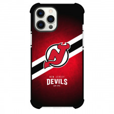 NHL New Jersey Devils Phone Case For iPhone Samsung Galaxy Pixel OnePlus Vivo Xiaomi Asus Sony Motorola Nokia - Team Logo Stripe Background