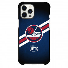 NHL Winnipeg Jets Phone Case For iPhone Samsung Galaxy Pixel OnePlus Vivo Xiaomi Asus Sony Motorola Nokia - Team 1979 Logo Stripe Background