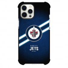 NHL Winnipeg Jets Phone Case For iPhone Samsung Galaxy Pixel OnePlus Vivo Xiaomi Asus Sony Motorola Nokia - Team Logo Stripe Background