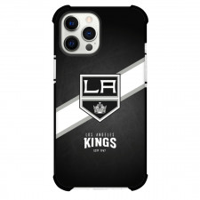 NHL Los Angeles Kings Phone Case For iPhone Samsung Galaxy Pixel OnePlus Vivo Xiaomi Asus Sony Motorola Nokia - Team Logo Stripe Background