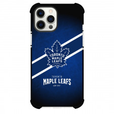 NHL Toronto Maple Leafs Phone Case For iPhone Samsung Galaxy Pixel OnePlus Vivo Xiaomi Asus Sony Motorola Nokia - Team Logo Stripe Background
