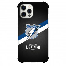 NHL Tampa Bay Lightning Phone Case For iPhone Samsung Galaxy Pixel OnePlus Vivo Xiaomi Asus Sony Motorola Nokia - Team 2007 Logo Stripe Background