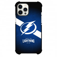 NHL Tampa Bay Lightning Phone Case For iPhone Samsung Galaxy Pixel OnePlus Vivo Xiaomi Asus Sony Motorola Nokia - Team Logo Stripe Background