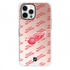 NHL Detroit Red Wings Phone Case For iPhone Samsung Galaxy Pixel OnePlus Vivo Xiaomi Asus Sony Motorola Nokia - Detroit Red Wings Medley Monogram Wordmark