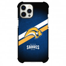 NHL Buffalo Sabres Phone Case For iPhone Samsung Galaxy Pixel OnePlus Vivo Xiaomi Asus Sony Motorola Nokia - Team 2006 Logo Stripe Background