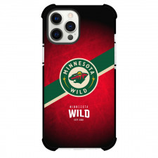 NHL Minnesota Wild Phone Case For iPhone Samsung Galaxy Pixel OnePlus Vivo Xiaomi Asus Sony Motorola Nokia - Team Logo Stripe Background