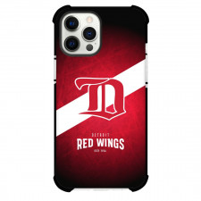 NHL Detroit Red Wings Phone Case For iPhone Samsung Galaxy Pixel OnePlus Vivo Xiaomi Asus Sony Motorola Nokia - Team 2008 Logo Stripe Background