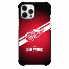 NHL Detroit Red Wings Phone Case For iPhone Samsung Galaxy Pixel OnePlus Vivo Xiaomi Asus Sony Motorola Nokia - Team Logo Stripe Background