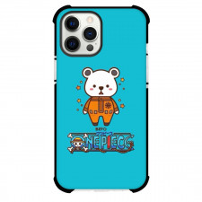One Piece Bepo Phone Case For iPhone Samsung Galaxy Pixel OnePlus Vivo Xiaomi Asus Sony Motorola Nokia - Bepo Chibi Portrait Cyan Background
