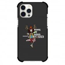 One Piece Brook Phone Case For iPhone Samsung Galaxy Pixel OnePlus Vivo Xiaomi Asus Sony Motorola Nokia - Brook King Of Soul Black Background