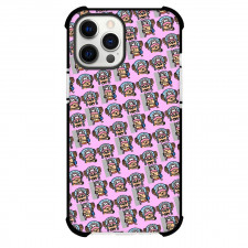 One Piece Chopper Phone Case For iPhone Samsung Galaxy Pixel OnePlus Vivo Xiaomi Asus Sony Motorola Nokia - Chopper Chibi Avator Pattern Art On Pink Background