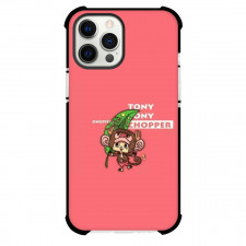 One Piece Chopper Phone Case For iPhone Samsung Galaxy Pixel OnePlus Vivo Xiaomi Asus Sony Motorola Nokia - Chopper Stand Pink Background