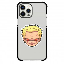 One Piece Doflamingo Phone Case For iPhone Samsung Galaxy Pixel OnePlus Vivo Xiaomi Asus Sony Motorola Nokia - Doflamingo Chibi Head Sticker