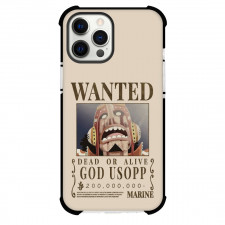 One Piece GOD USOPP Phone Case For iPhone Samsung Galaxy Pixel OnePlus Vivo Xiaomi Asus Sony Motorola Nokia - GOD USOPP Wanted Bounty Wanted Poster