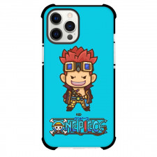 One Piece Kid Phone Case For iPhone Samsung Galaxy Pixel OnePlus Vivo Xiaomi Asus Sony Motorola Nokia - Kid Chibi Portrait Cyan Background