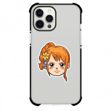 One Piece Nami Phone Case For iPhone Samsung Galaxy Pixel OnePlus Vivo Xiaomi Asus Sony Motorola Nokia - Nami Chibi Head Sticker