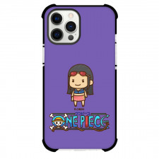 One Piece Robin Phone Case For iPhone Samsung Galaxy Pixel OnePlus Vivo Xiaomi Asus Sony Motorola Nokia - Robin Chibi Portrait Purple Background