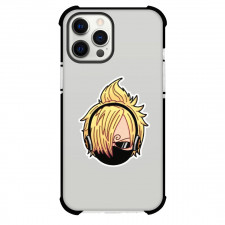 One Piece Sanji Phone Case For iPhone Samsung Galaxy Pixel OnePlus Vivo Xiaomi Asus Sony Motorola Nokia - Sanji Chibi Head Sticker