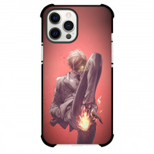 One Piece Sanji Phone Case For iPhone Samsung Galaxy Pixel OnePlus Vivo Xiaomi Asus Sony Motorola Nokia - Sanji Demon Black Foot Signature Posture