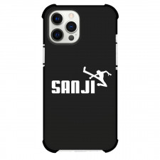One Piece Sanji Phone Case For iPhone Samsung Galaxy Pixel OnePlus Vivo Xiaomi Asus Sony Motorola Nokia - Sanji Kicking Black Background