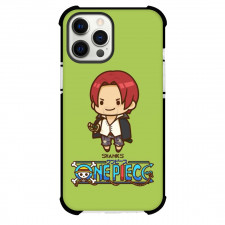 One Piece Shanks Phone Case For iPhone Samsung Galaxy Pixel OnePlus Vivo Xiaomi Asus Sony Motorola Nokia - Shanks Chibi Portrait Green Background
