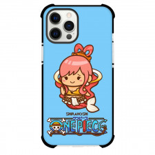 One Piece Shirahoshi Phone Case For iPhone Samsung Galaxy Pixel OnePlus Vivo Xiaomi Asus Sony Motorola Nokia - Shirahoshi Chibi Portrait Blue Background