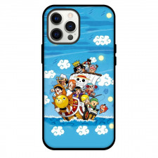 One Piece Straw Hat Pirates Phone Case For iPhone Samsung Galaxy Pixel OnePlus Vivo Xiaomi Asus Sony Motorola Nokia - Straw Hat Pirate Chibi Member Riding On Thousand Sunny