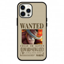 One Piece Whitebeard Phone Case For iPhone Samsung Galaxy Pixel OnePlus Vivo Xiaomi Asus Sony Motorola Nokia - Whitebeard Wanted Bounty Poster
