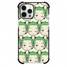One Piece Zoro Phone Case For iPhone Samsung Galaxy Pixel OnePlus Vivo Xiaomi Asus Sony Motorola Nokia - Zoro Chibi Pattern Art
