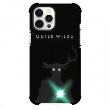 Outer Wilds Phone Case For iPhone Samsung Galaxy Pixel OnePlus Vivo Xiaomi Asus Sony Motorola Nokia - Outer Wilds Silhouette On Black Background