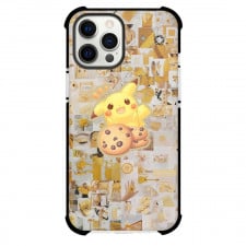 Pokemon Pikachu Phone Case For iPhone Samsung Galaxy Pixel OnePlus Vivo Xiaomi Asus Sony Motorola Nokia - Aesthetic Cute Pikachu With Cookies