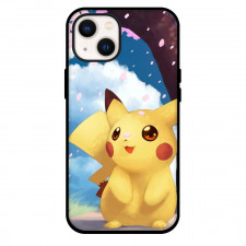 Pokemon Pikachu Phone Case For iPhone Samsung Galaxy Pixel OnePlus Vivo Xiaomi Asus Sony Motorola Nokia - Pikachu With Cherry Blossom Tree