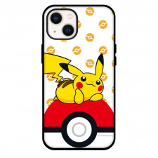Pokemon Pikachu Phone Case For iPhone Samsung Galaxy Pixel OnePlus Vivo Xiaomi Asus Sony Motorola Nokia - Pikachu Laying On Pokeball
