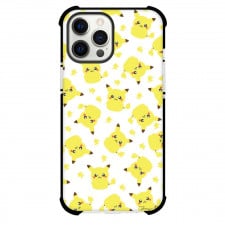 Pokemon Pikachu Phone Case For iPhone Samsung Galaxy Pixel OnePlus Vivo Xiaomi Asus Sony Motorola Nokia - Pikachu Pattern Art On White Background