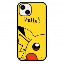Pokemon Pikachu Phone Case For iPhone Samsung Galaxy Pixel OnePlus Vivo Xiaomi Asus Sony Motorola Nokia - Pikachu Saying Hello