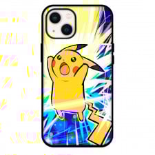 Pokemon Pikachu Phone Case For iPhone Samsung Galaxy Pixel OnePlus Vivo Xiaomi Asus Sony Motorola Nokia - Pikachu Surrounded ByThunder