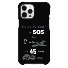 Arctic Monkeys Phone Case For iPhone Samsung Galaxy Pixel OnePlus Vivo Xiaomi Asus Sony Motorola Nokia - Arctic Monkeys I'm Going Back to 505 Lyrics On Black Background
