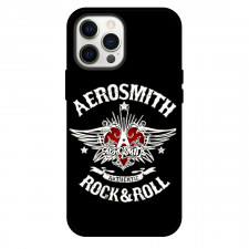 Aerosmith Phone Case For iPhone Samsung Galaxy Pixel OnePlus Vivo Xiaomi Asus Sony Motorola Nokia - Aerosmith Rock And Roll Poster Black Background