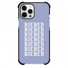 Justin Bieber Phone Case For iPhone Samsung Galaxy Pixel OnePlus Vivo Xiaomi Asus Sony Motorola Nokia - Justin Bieber Text Purple Monogram Artwork