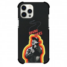 Bruno Mars Phone Case For iPhone Samsung Galaxy Pixel OnePlus Vivo Xiaomi Asus Sony Motorola Nokia - Bruno Mars Grayscale Singing