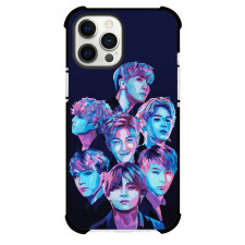 BTS Phone Case For iPhone Samsung Galaxy Pixel OnePlus Vivo Xiaomi Asus Sony Motorola Nokia - BTS Bangtan Boys Blue Wpap Pop Art
