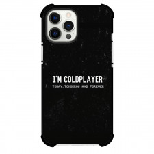 Coldplay Phone Case For iPhone Samsung Galaxy Pixel OnePlus Vivo Xiaomi Asus Sony Motorola Nokia - Coldplay I'm Coldplayer Black Background