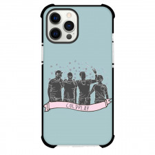 Coldplay Phone Case For iPhone Samsung Galaxy Pixel OnePlus Vivo Xiaomi Asus Sony Motorola Nokia - Coldplay Minimalist Art Cyan Background