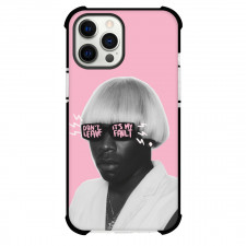 Tyler The Creator Phone Case For iPhone Samsung Galaxy Pixel OnePlus Vivo Xiaomi Asus Sony Motorola Nokia - Tyler The Creator Don't Leave It's My Fault On Pink Background