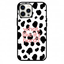 Doja Cat Phone Case For iPhone Samsung Galaxy Pixel OnePlus Vivo Xiaomi Asus Sony Motorola Nokia - Doja Cat What Like It's Hard On Cow Print Background