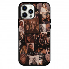 Guns N Roses Phone Case For iPhone Samsung Galaxy Pixel OnePlus Vivo Xiaomi Asus Sony Motorola Nokia - Guns N Roses Collage Grayscale